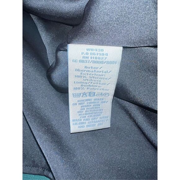 Boden 10R mod colorblock shift tunic long sleeve dress gray teal rust 70’s - Picture 6 of 7